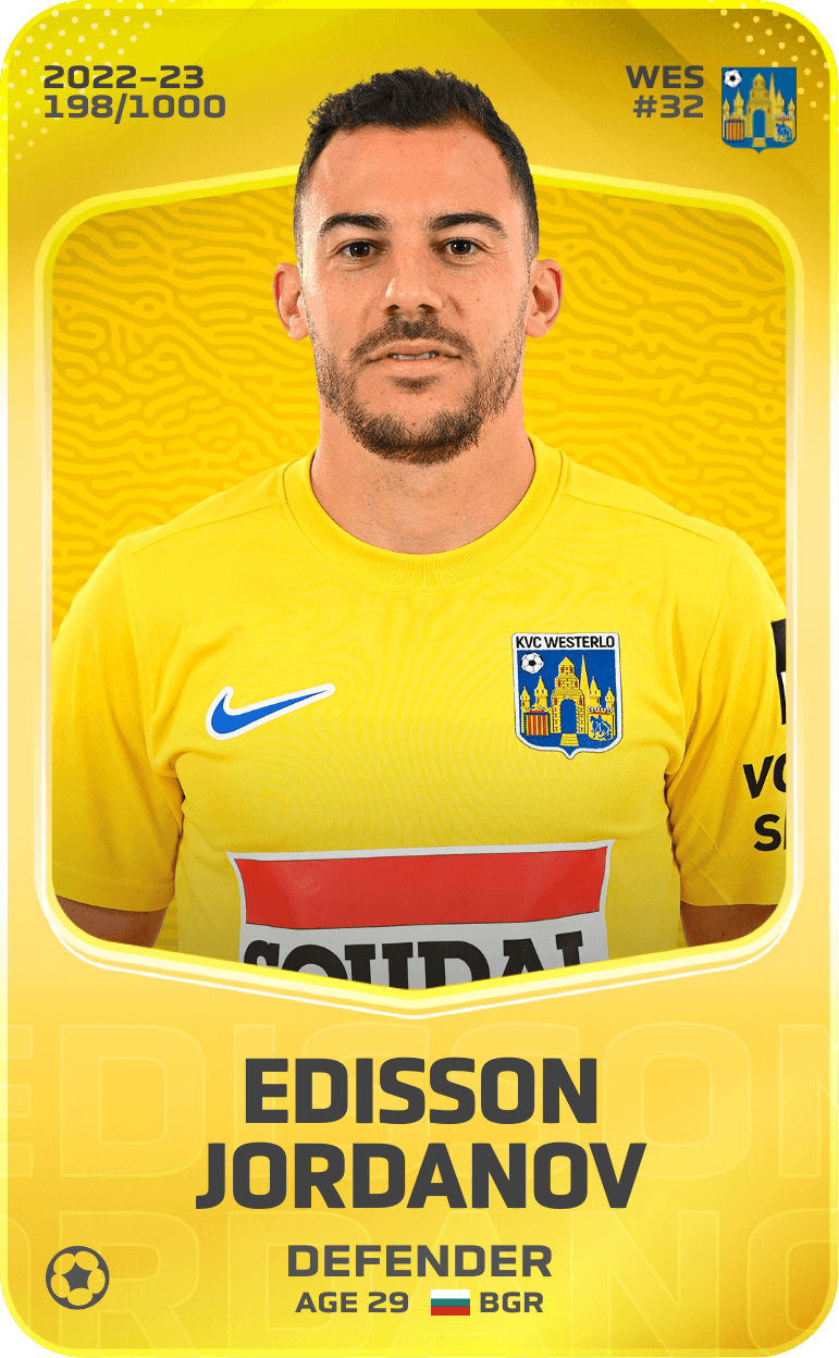 Edisson Jordanov 2022-23 • Limited 198/1000