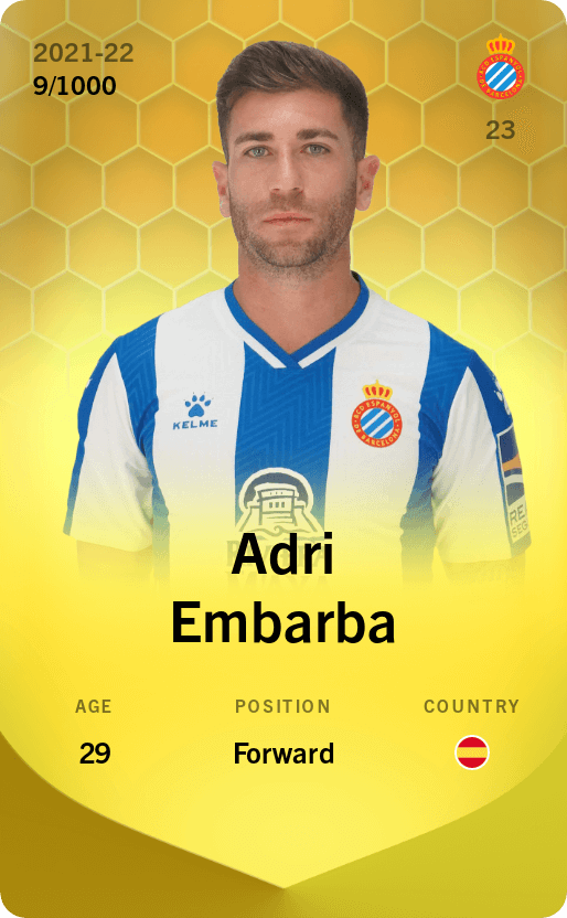 Adri Embarba 2021-22 • Limited 9/1000