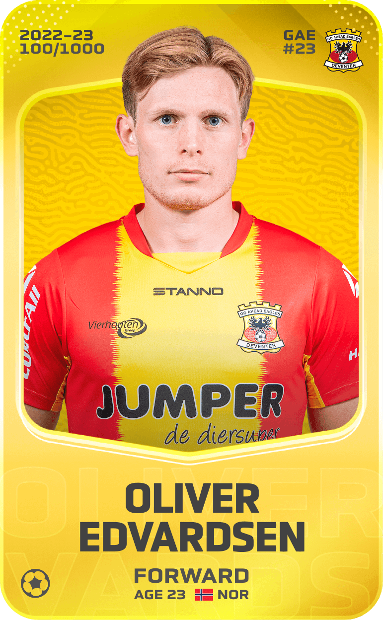 Oliver Edvardsen 2022-23 • Limited 100/1000