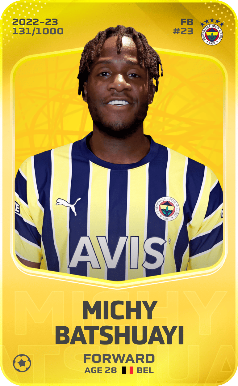 Michy Batshuayi 2022-23 • Limited 131/1000