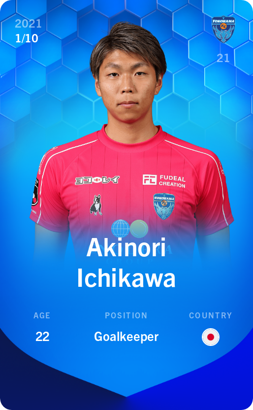 Sorare - Sorare Official - Akinori Ichikawa 2021-22 • Super Rare 1/10 - NFT # 74465925438392970914822464417332977472985666101193890514237917910241544269936
