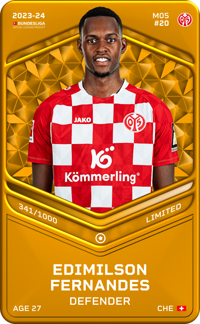 Edimilson Fernandes 2023-24 • Limited 341/1000