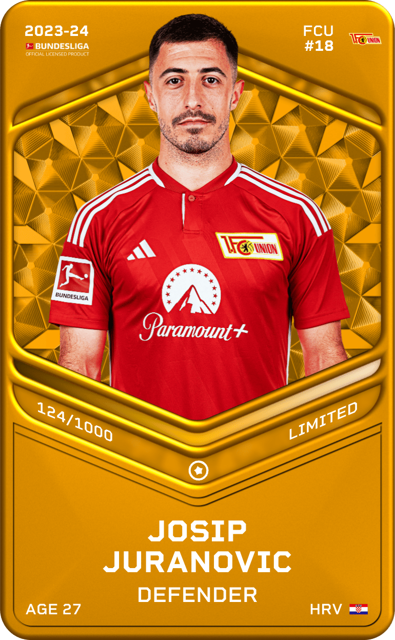 Josip Juranovic 2023-24 • Limited 124/1000