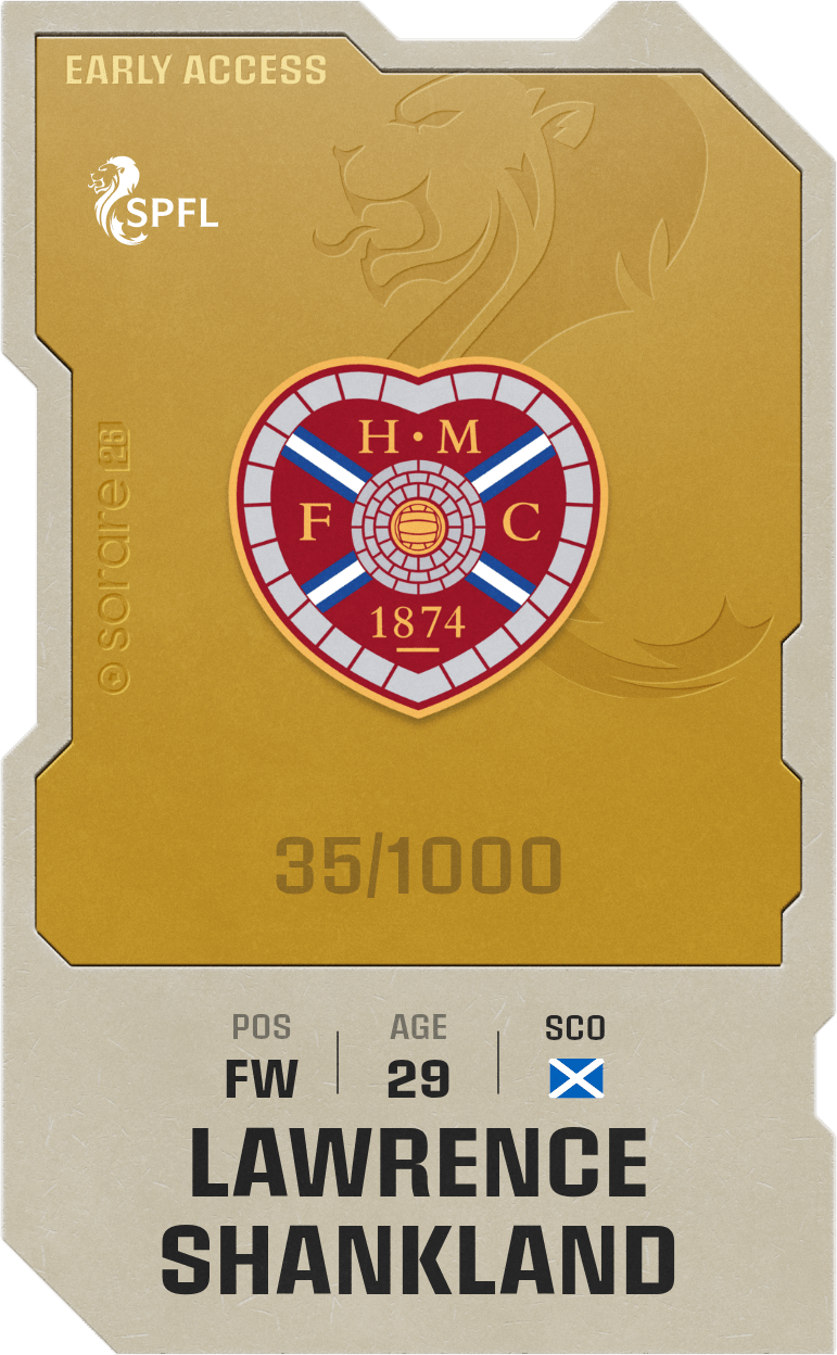 Lawrence Shankland 2025-26 • Limited 35/1000