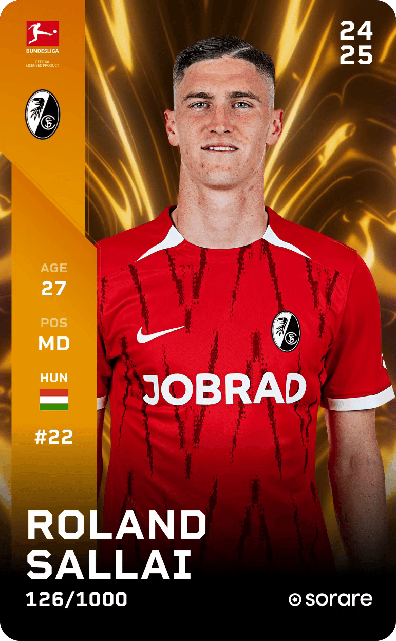 Roland Sallai 2024-25 • Limited 126/1000
