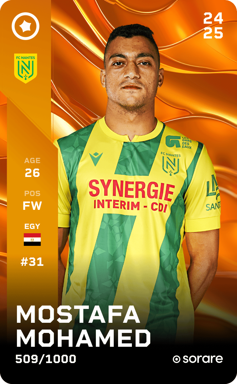 Mostafa Mohamed 2024-25 • Limited 509/1000
