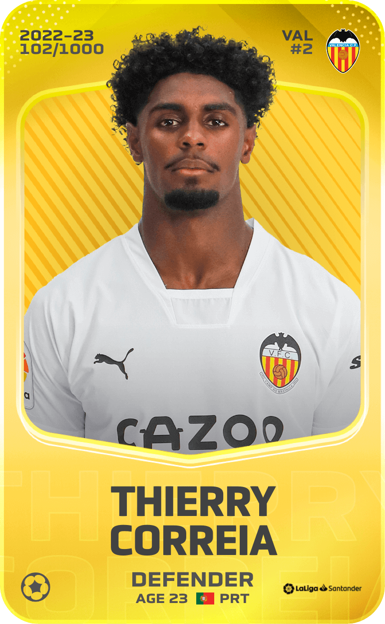 Thierry Correia 2022-23 • Limited 102/1000