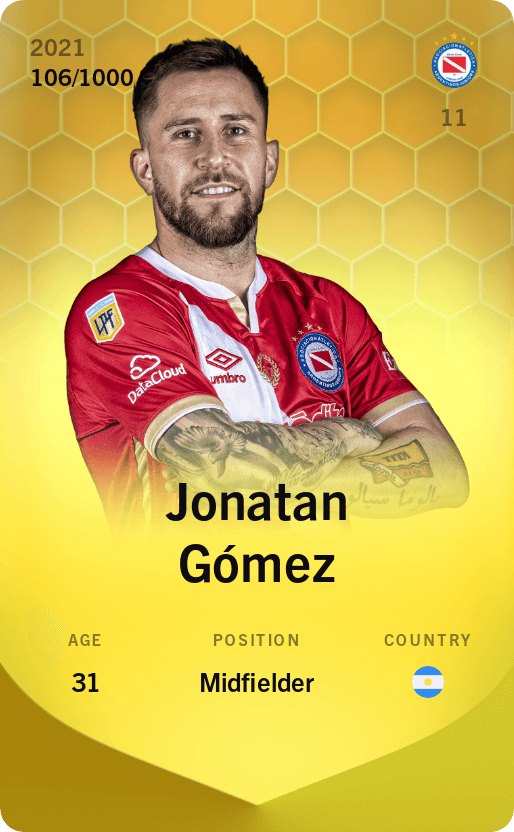 Jonatan Gómez 2021-22 • Limited 106/1000