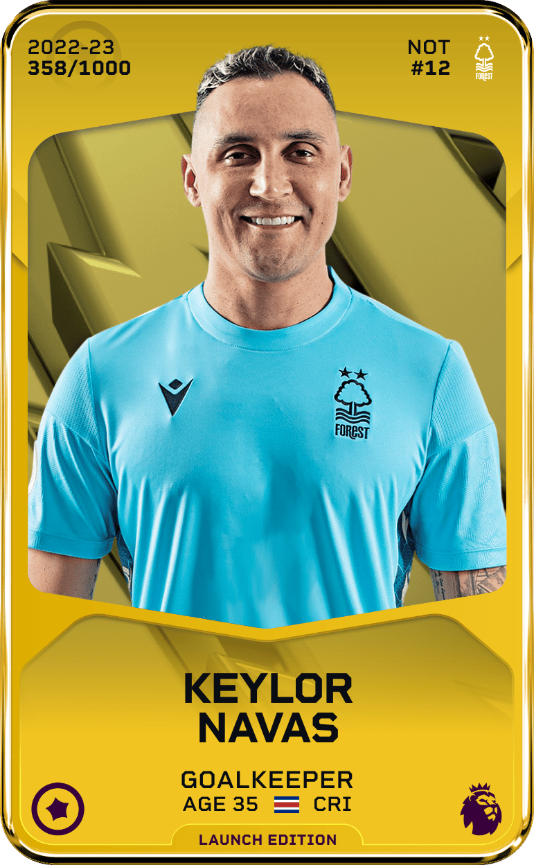 Keylor Navas 2022-23 • Limited 358/1000