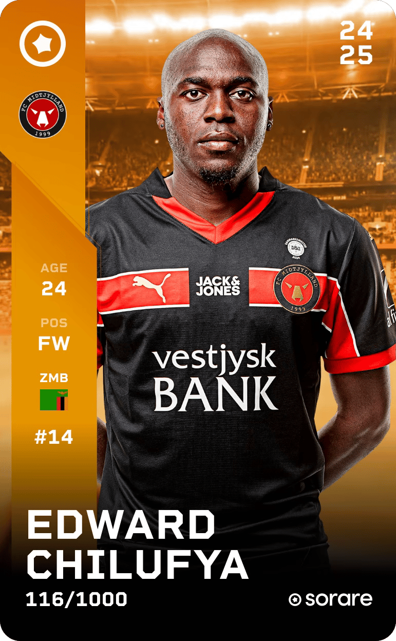 Edward Chilufya 2024-25 • Limited 116/1000