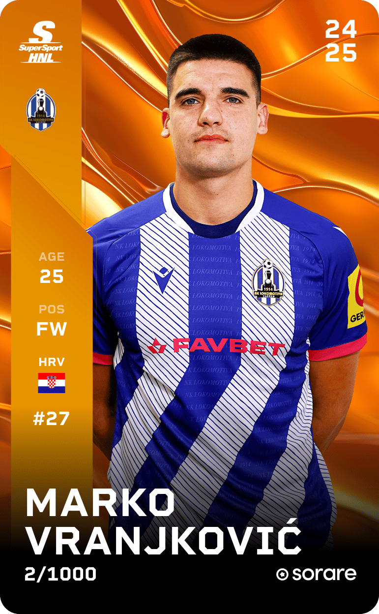 Marko Vranjković 2024-25 • Limited 2/1000