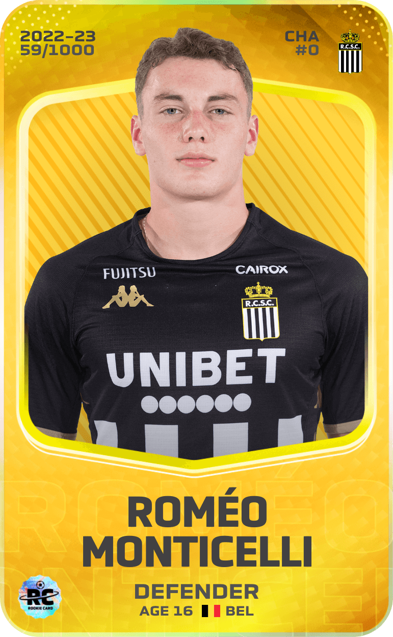 Roméo Monticelli 2022-23 • Limited 59/1000