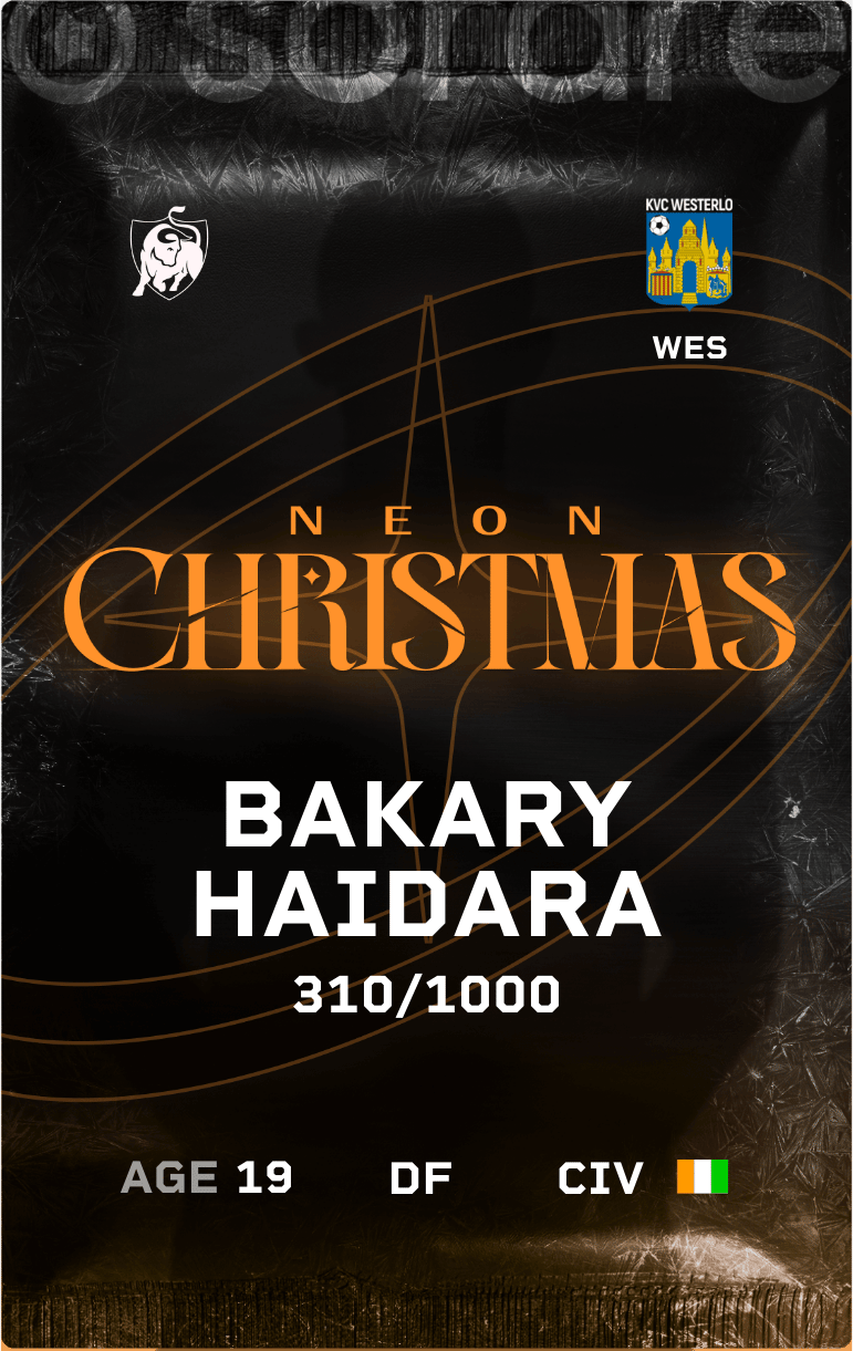 Bakary Haidara 2024-25 • Limited 310/1000