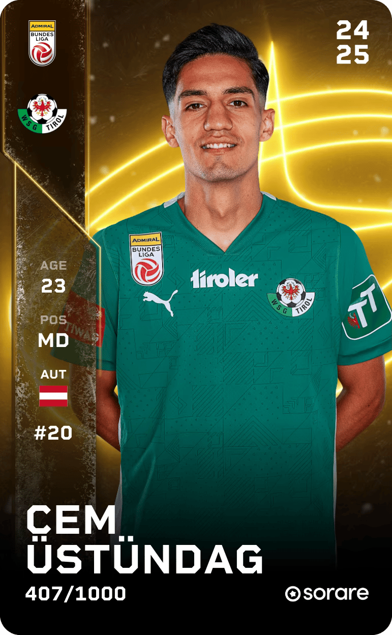 Cem Üstündag 2024-25 • Limited 407/1000