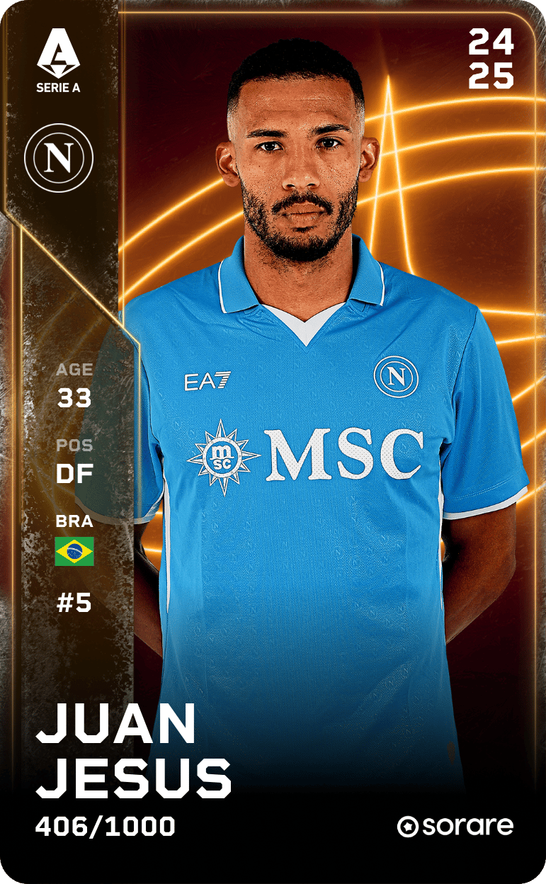 Juan Jesus 2024-25 • Limited 406/1000