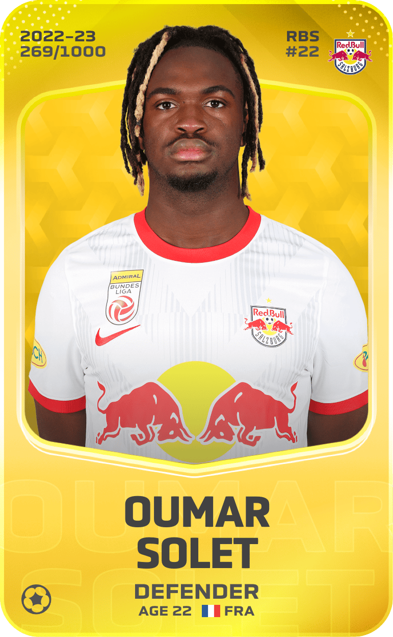 Oumar Solet 2022-23 • Limited 269/1000