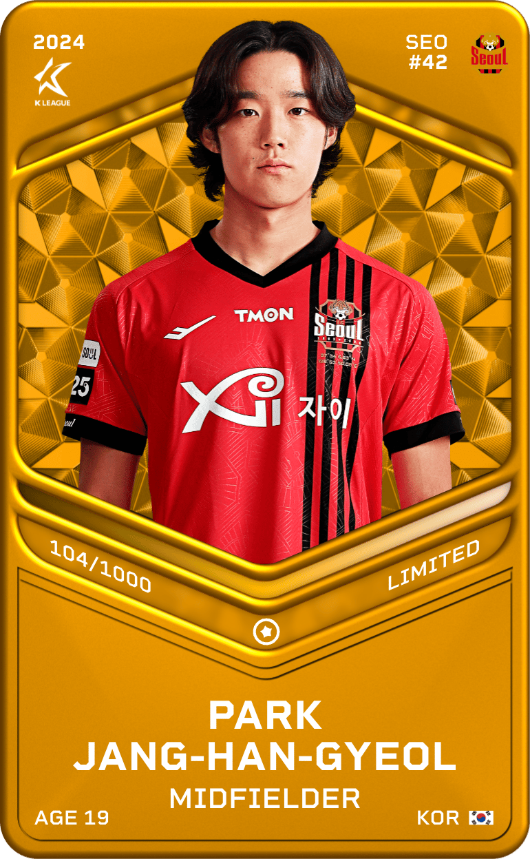 Park Jang Han-Gyeol 2024-25 • Limited 104/1000