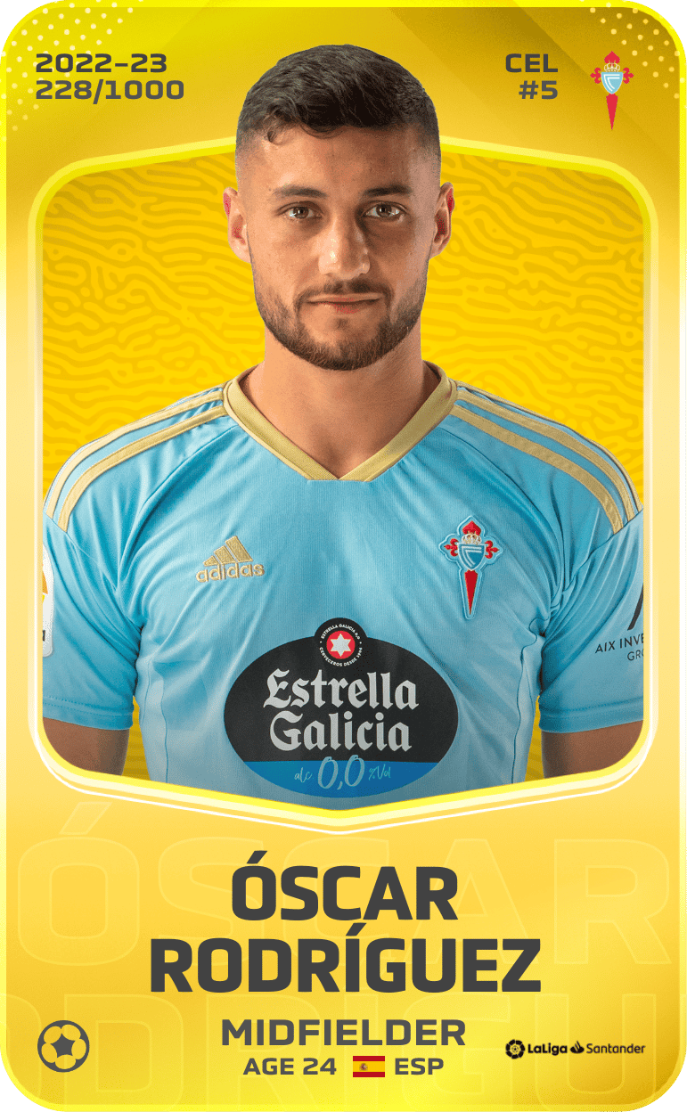 Óscar Rodríguez 2022-23 • Limited 228/1000
