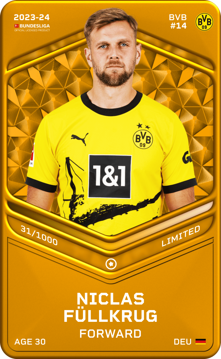Niclas Füllkrug 2023-24 • Limited 31/1000