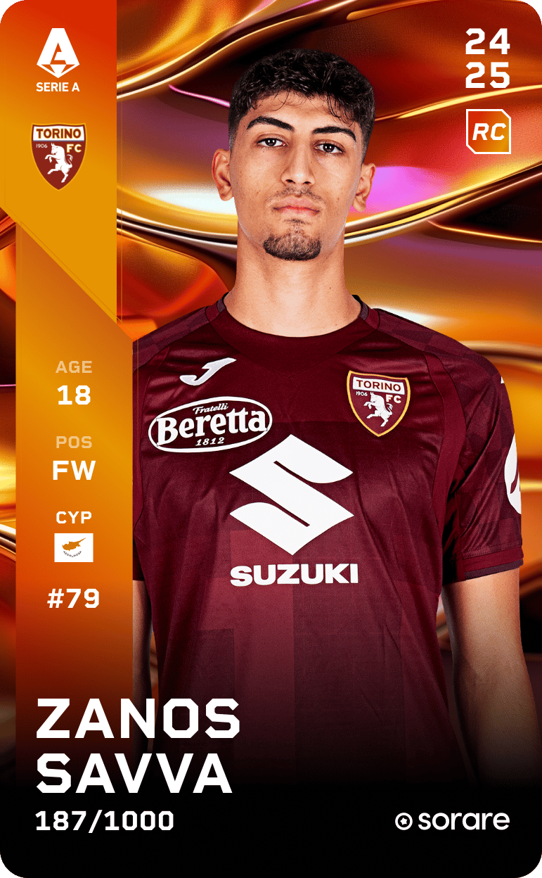 Zanos Savva 2024-25 • Limited 187/1000