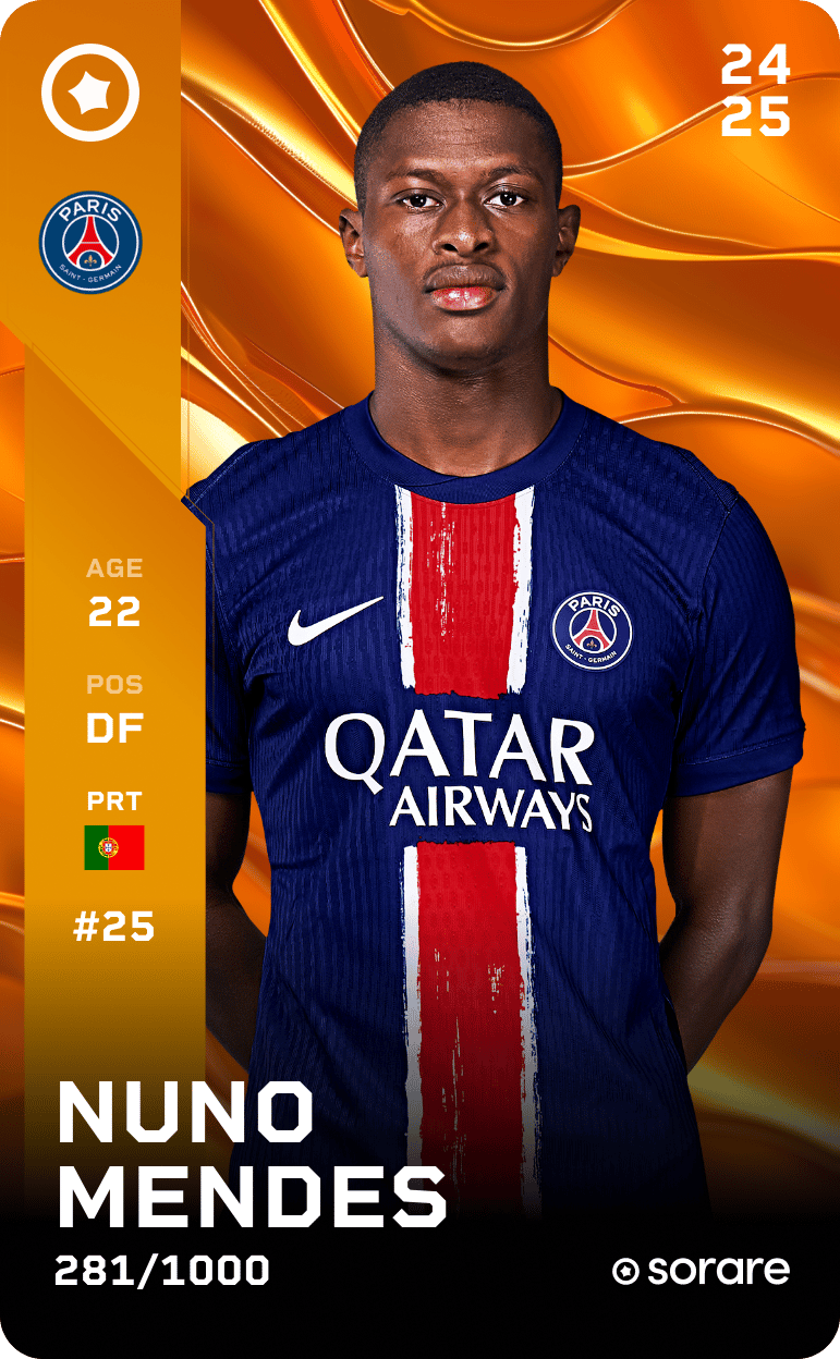 Nuno Mendes 2024-25 • Limited 281/1000