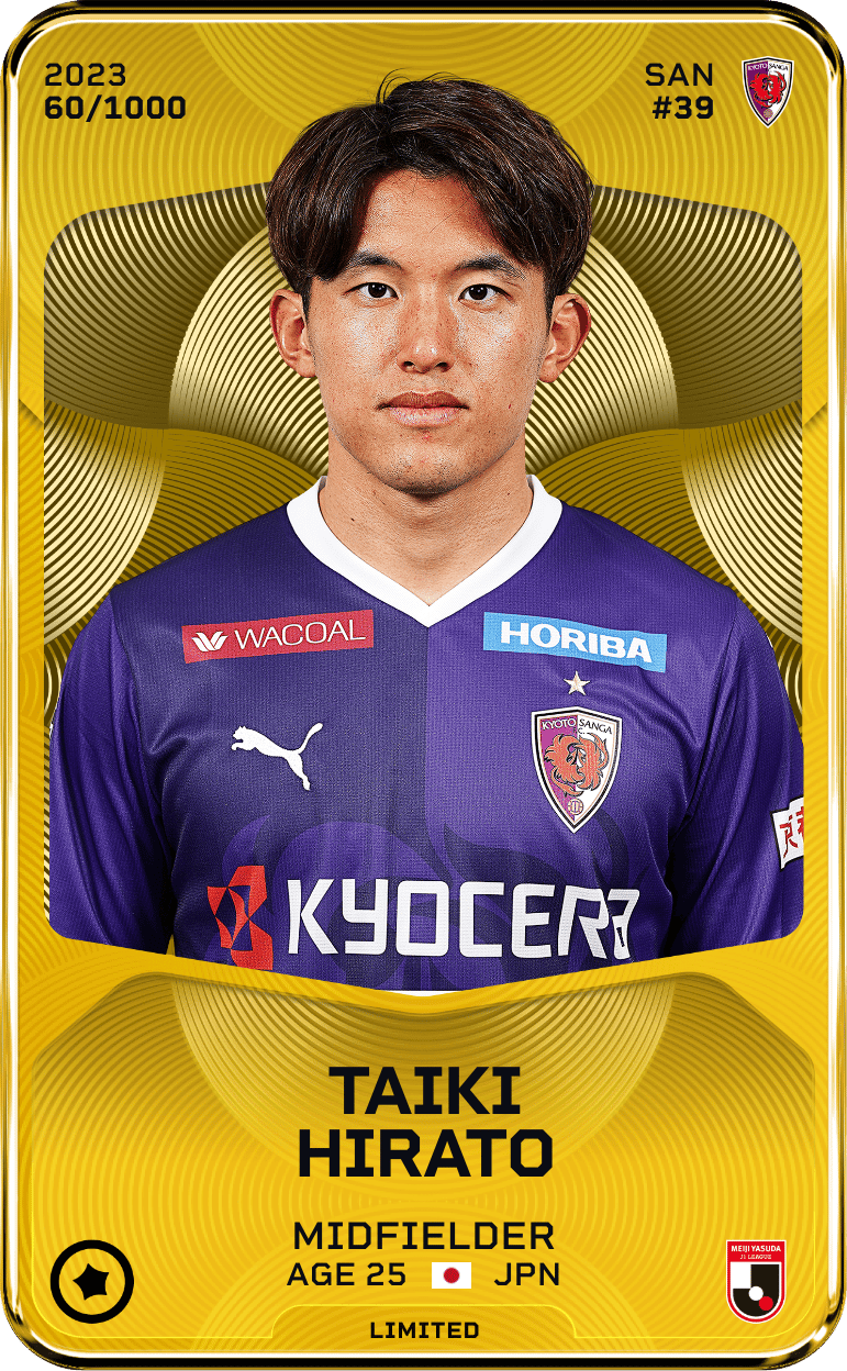 Taiki Hirato 2023-24 • Limited 60/1000