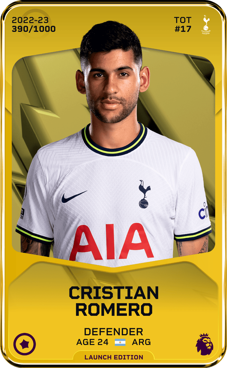 Cristian Romero 2022-23 • Limited 390/1000