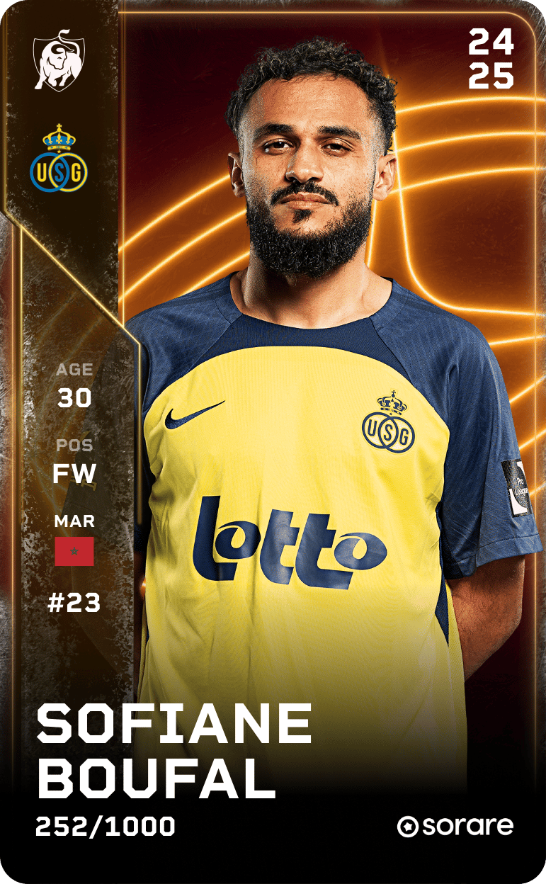 Sofiane Boufal 2024-25 • Limited 252/1000