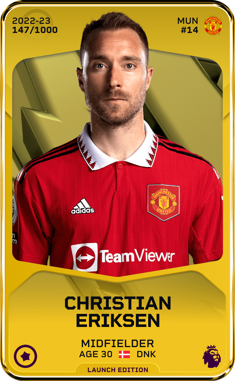 Christian Eriksen 2022-23 • Limited 147/1000