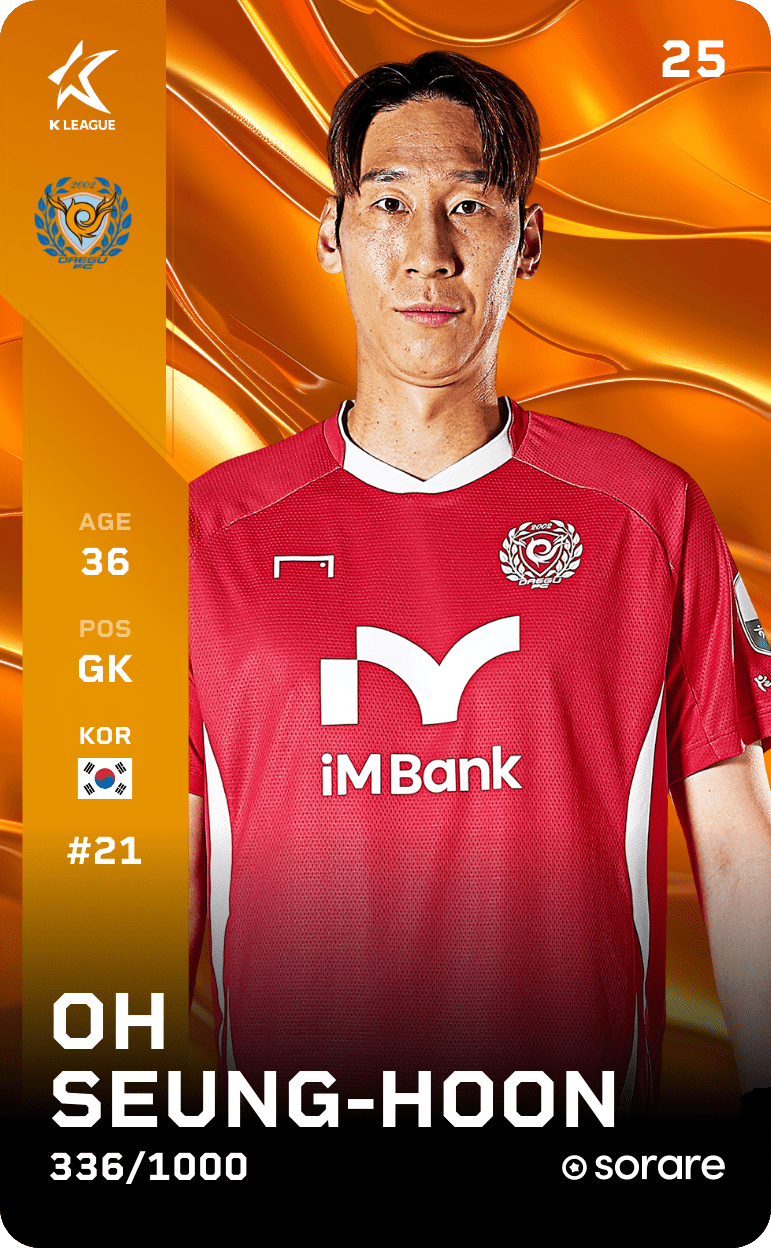 Oh Seung-Hoon 2025-26 • Limited 336/1000