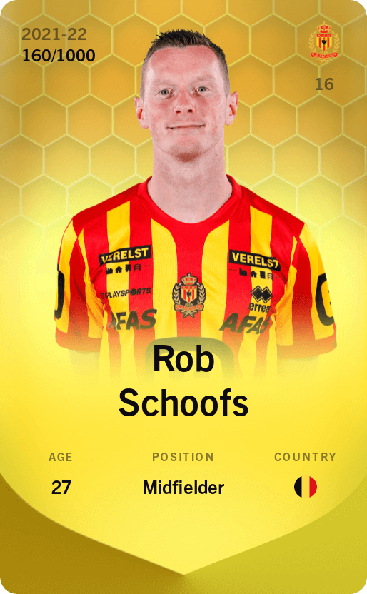 Rob Schoofs 2021-22 • Limited 160/1000
