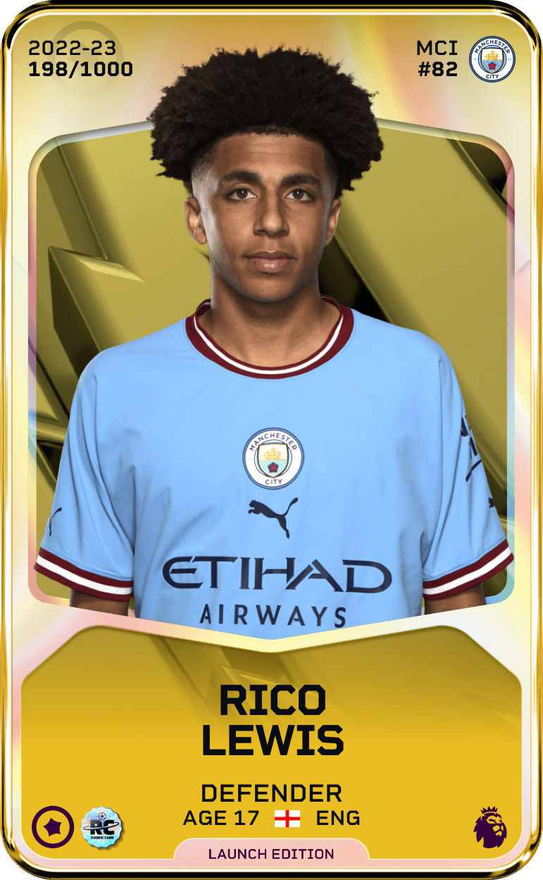 Rico Lewis 2022-23 • Limited 198/1000