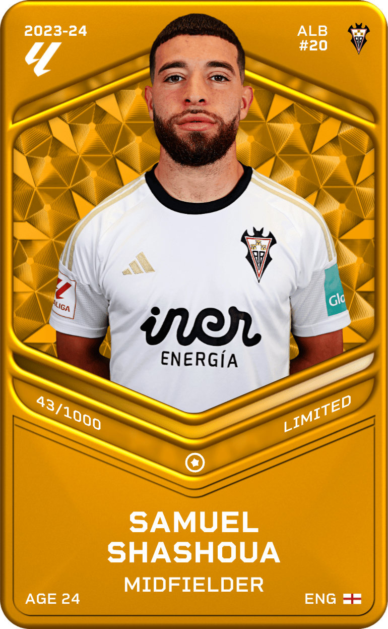 Samuel Shashoua 2023-24 • Limited 43/1000