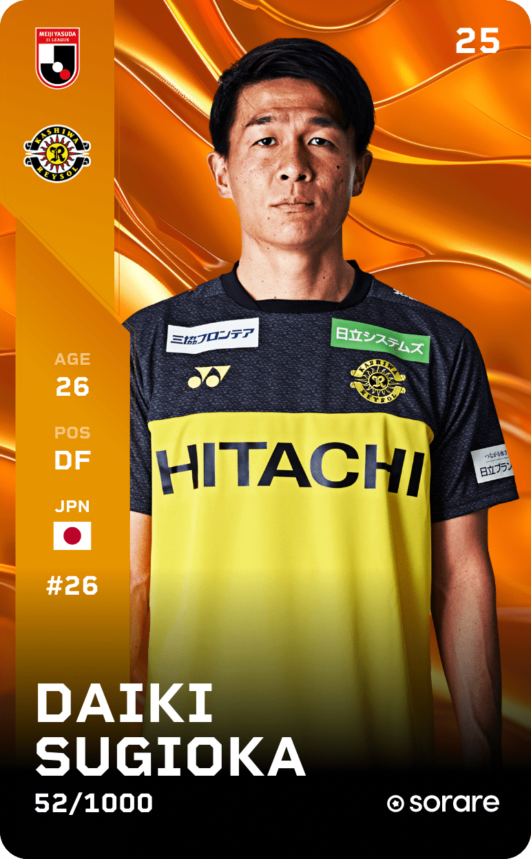 Daiki Sugioka 2025-26 • Limited 52/1000