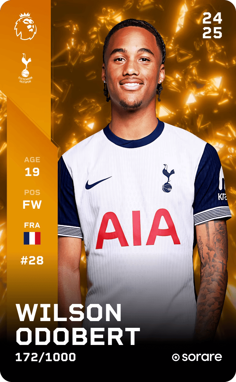 Wilson Odobert 2024-25 • Limited 172/1000