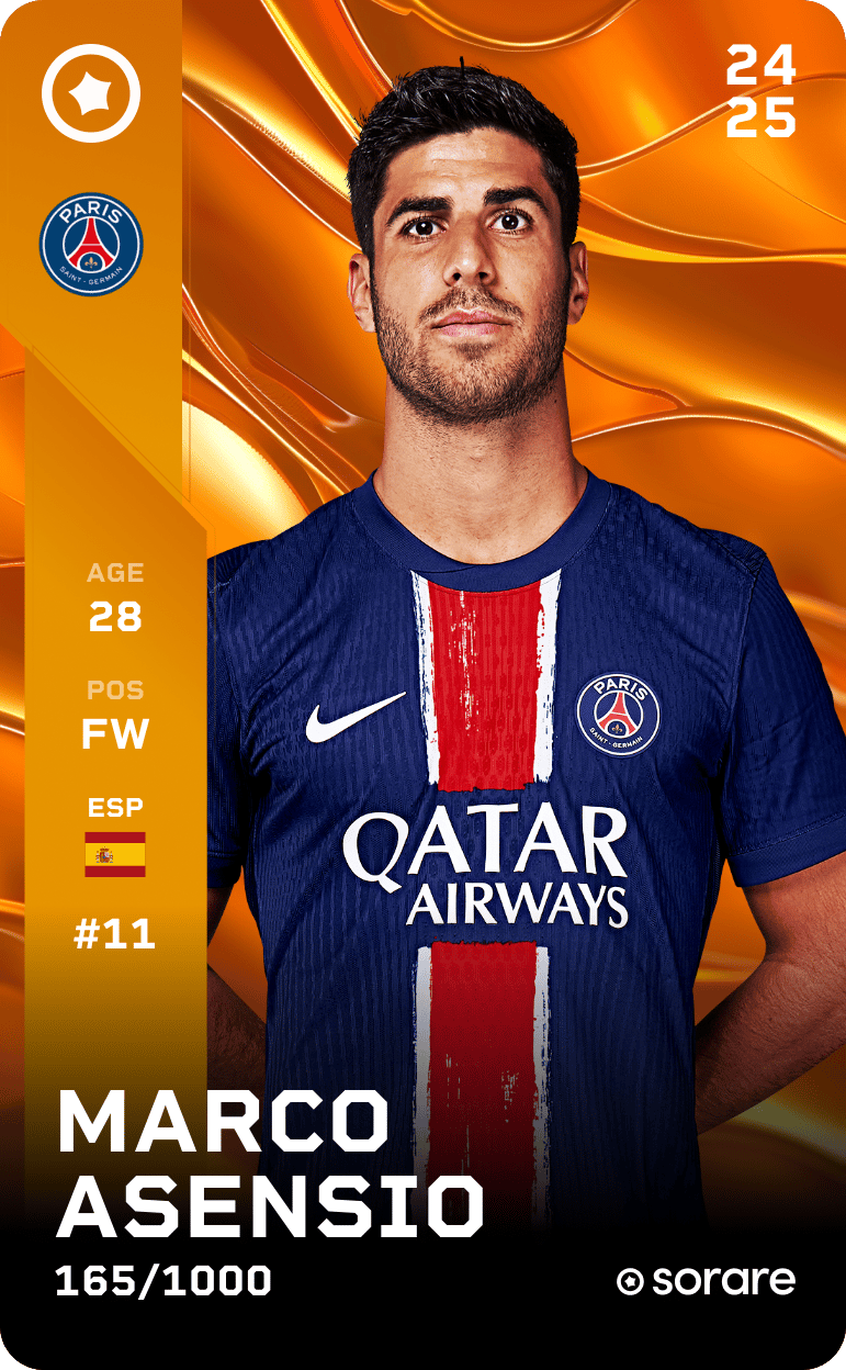 Marco Asensio 2024-25 • Limited 165/1000