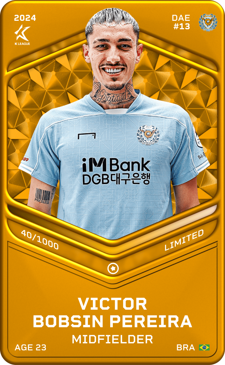 BOBSIN PEREIRA VICTOR 2024-25 • Limited 40/1000