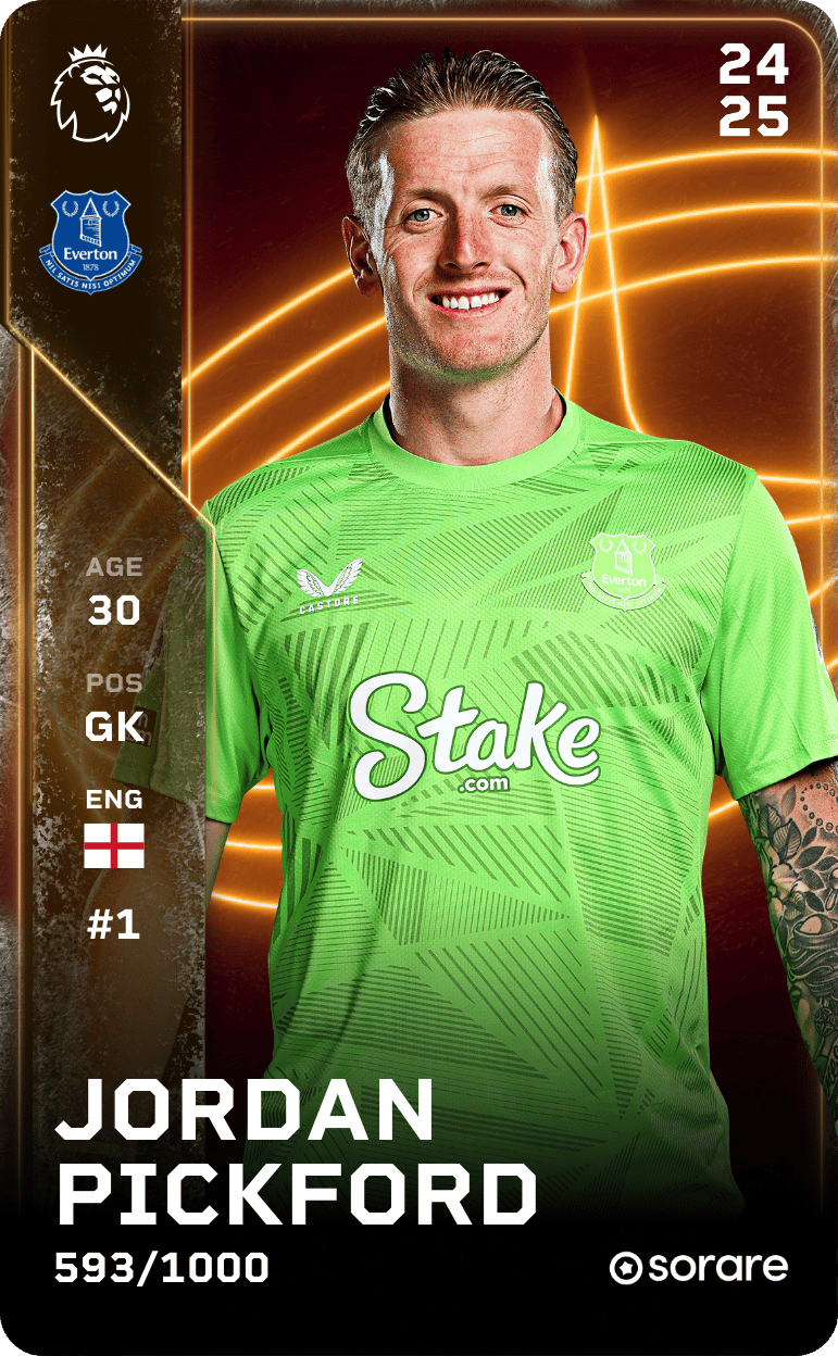 Jordan Pickford 2024-25 • Limited 593/1000