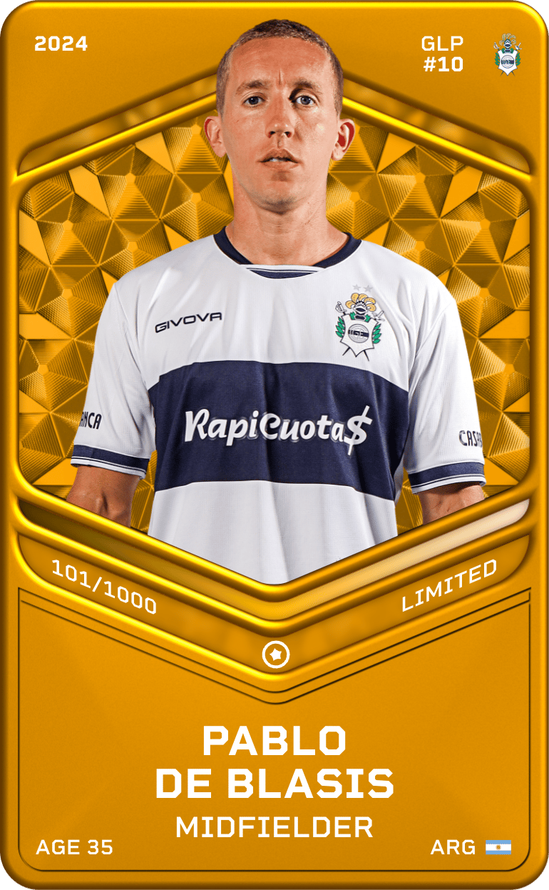 Pablo De Blasis 2024-25 • Limited 101/1000