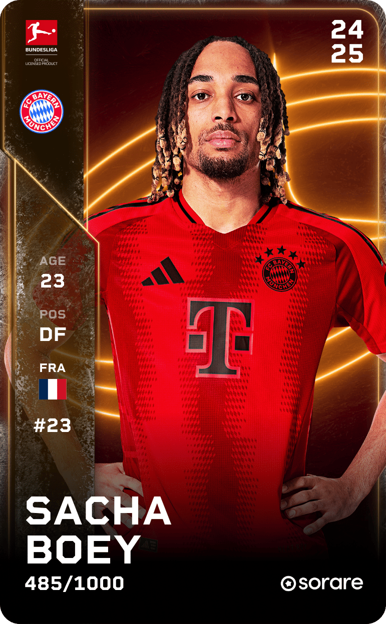 Sacha Boey 2024-25 • Limited 485/1000