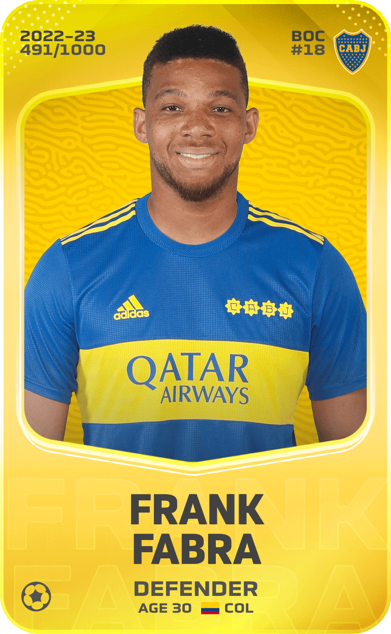 Frank Fabra 2022-23 • Limited 491/1000
