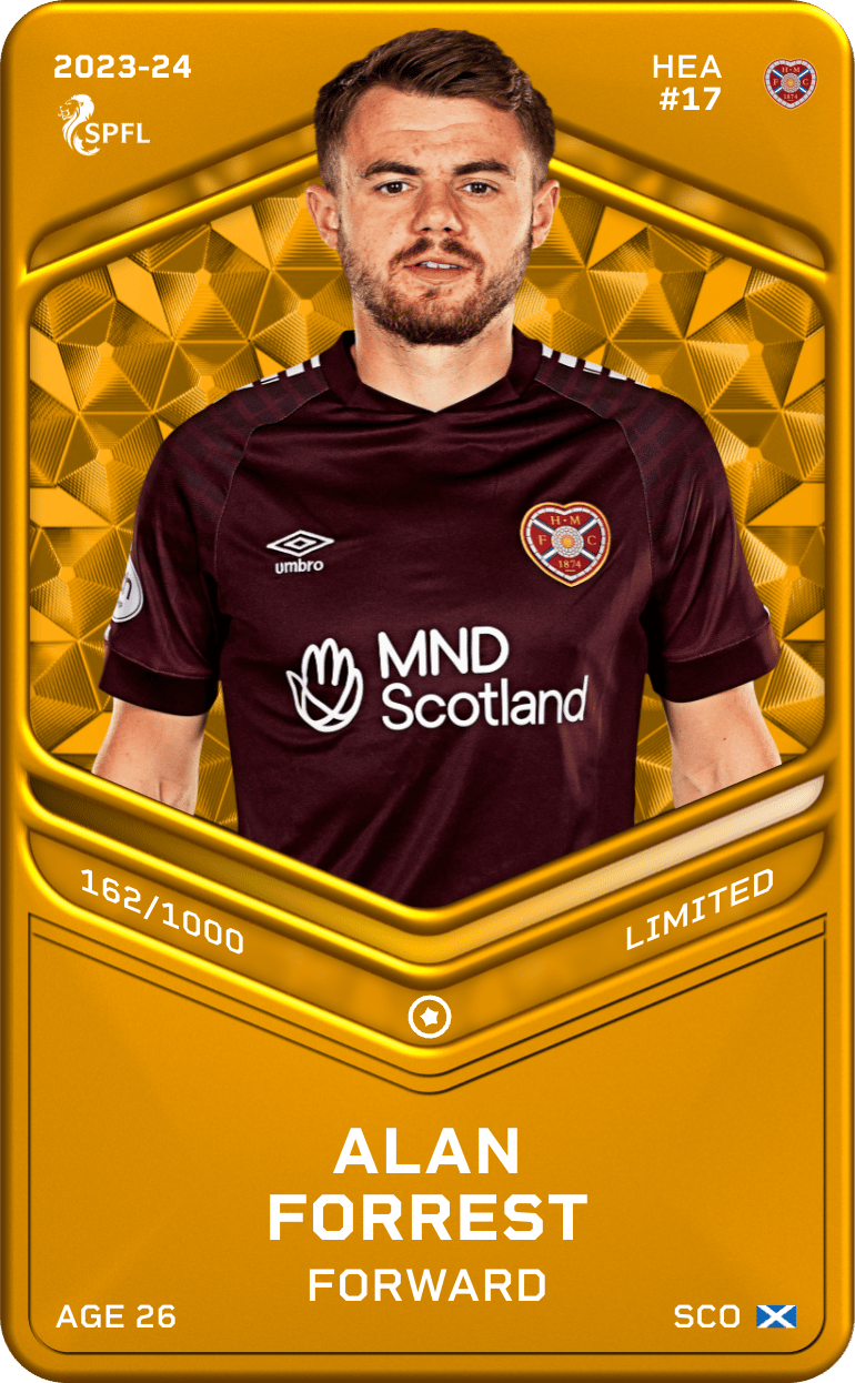 Alan Forrest 2023-24 • Limited 162/1000