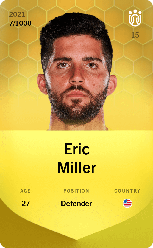 Eric Miller 2021-22 • Limited 7/1000