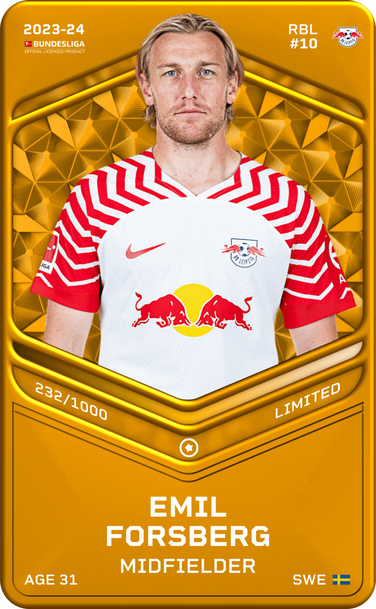 Emil Forsberg 2023-24 • Limited 232/1000