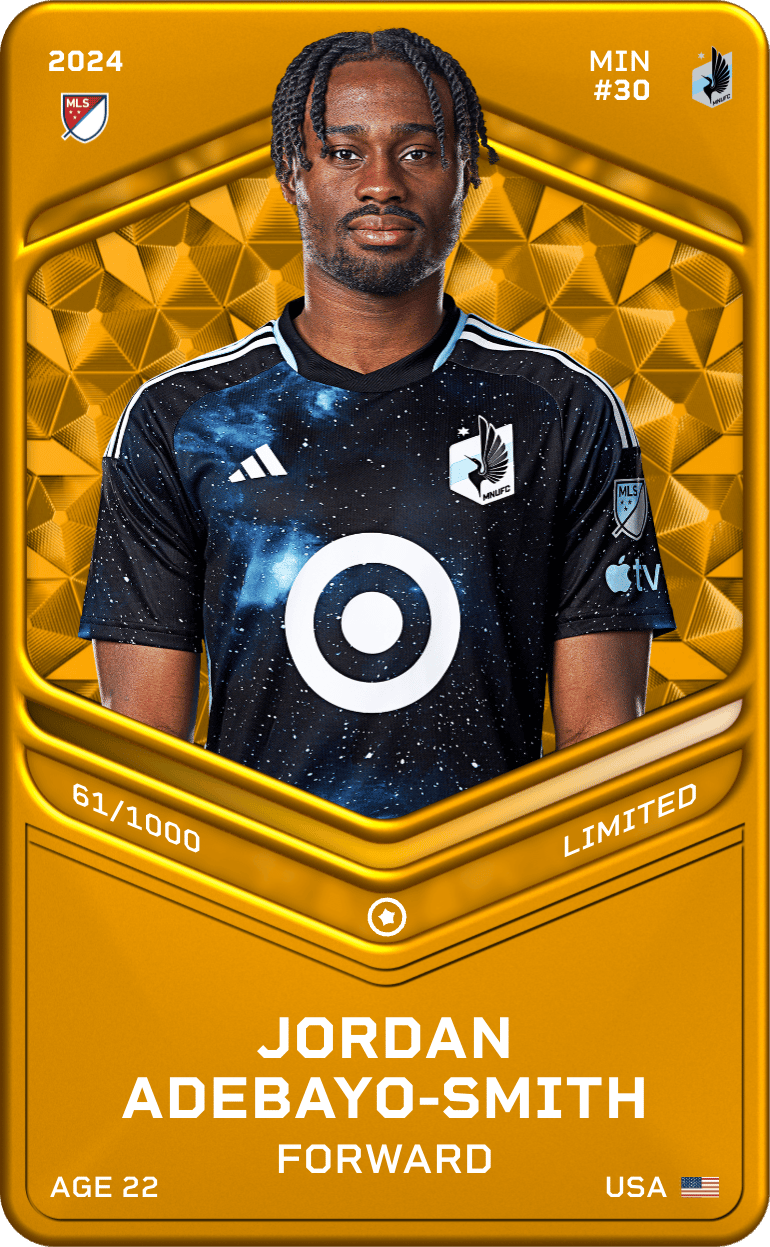 Jordan Adebayo-Smith 2024-25 • Limited 61/1000