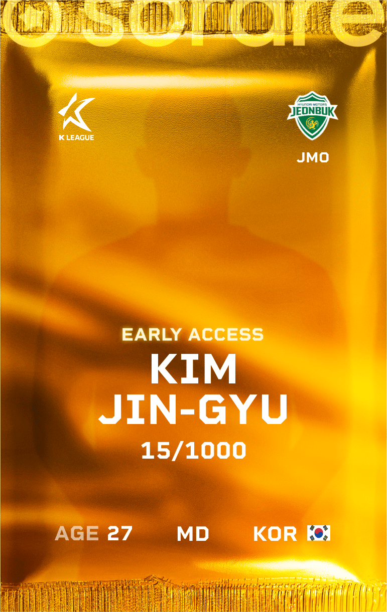 KIM JIN-GYU 2025-26 • Limited 15/1000