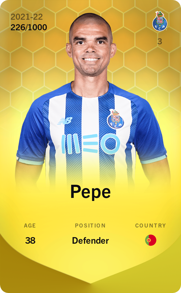 Pepe 2021-22 • Limited 226/1000