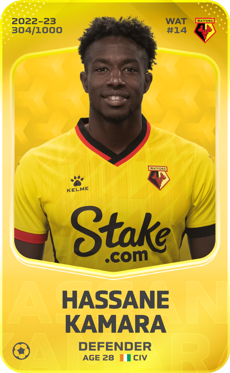 Hassane Kamara 2022-23 • Limited 304/1000
