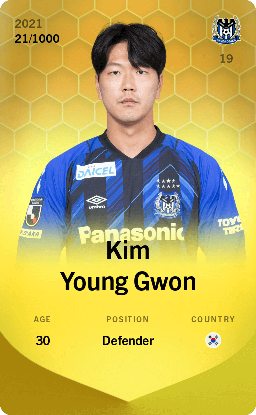 Kim Young Gwon 2021-22 • Limited 21/1000