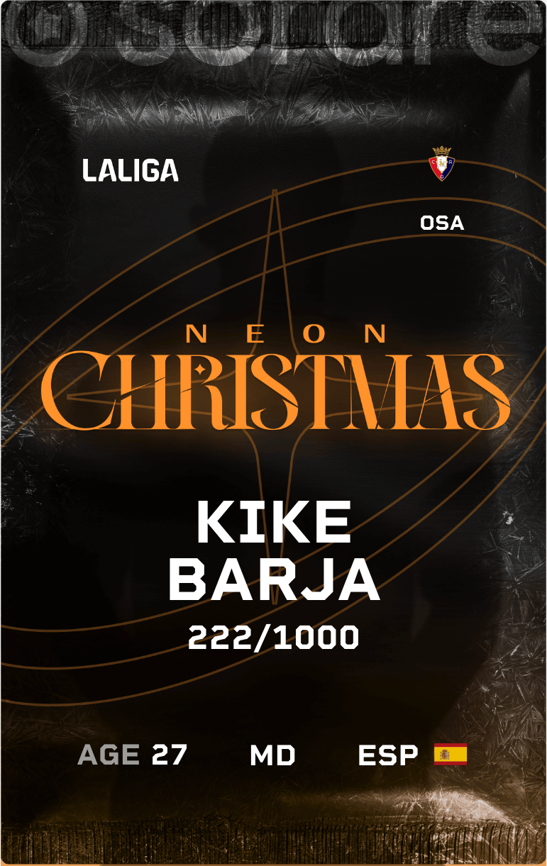 Kike Barja 2024-25 • Limited 222/1000